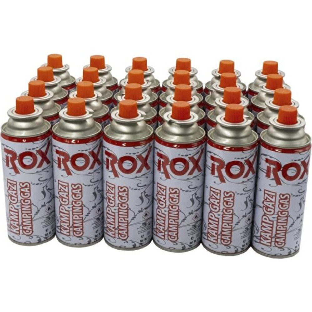 Rox Kamp Ocak Gazı Valfli Kartuş 227GR - 24 Adet Kamp Mutfağı Fiyatı
