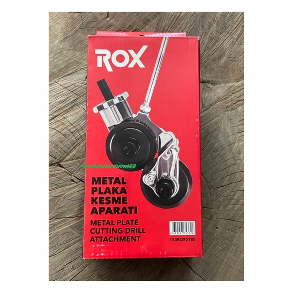 Rox Matkap Sac Kesme Makinası Matkaba Takılan Sac Kesme Aparatı - Gri Matkaplar Fiyatı