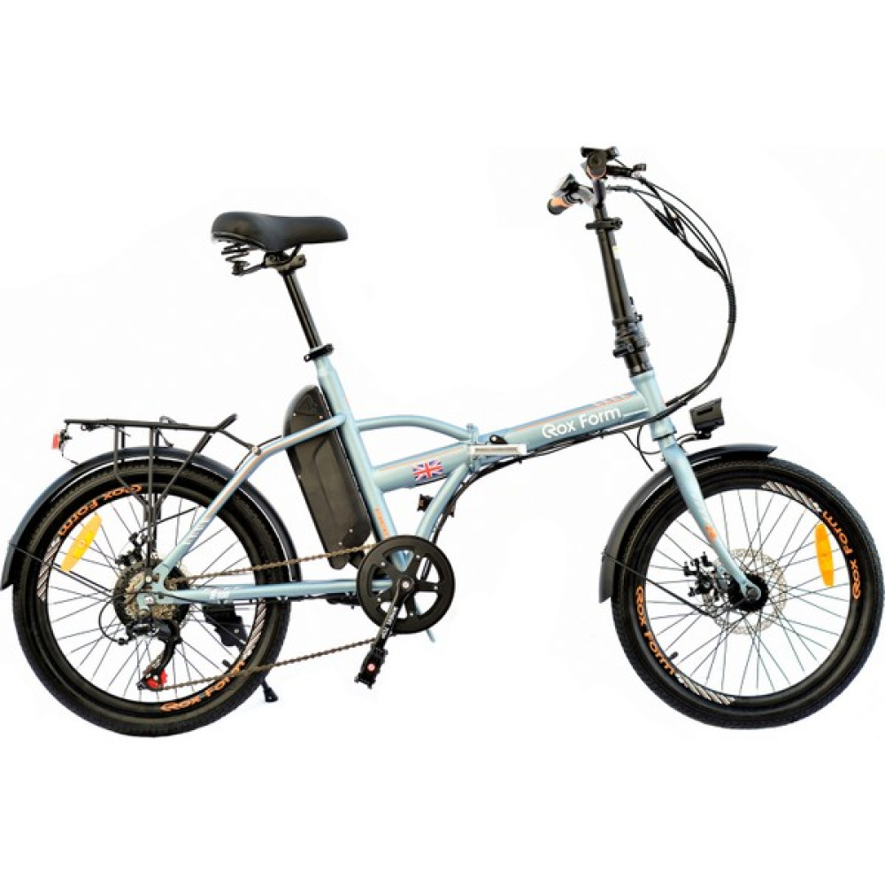 Roxform R-100 Elektrikli Katlanabilir Bisiklet 20 Inç Titanyum Mavi Elektrikli Bisikletler Fiyatı