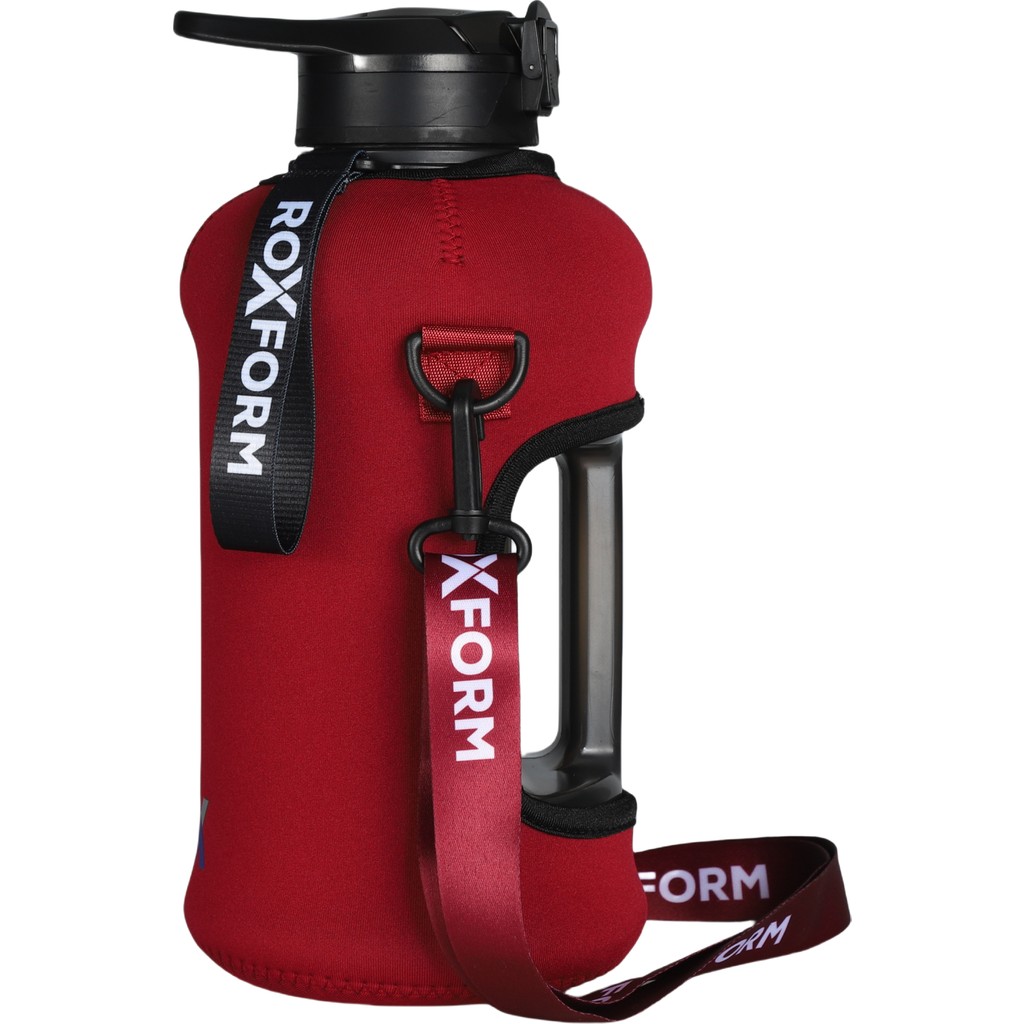 Roxform Suluk Matara 2200 Ml, Premium Pp Malzeme, Sağlıklı Bpa & Bps Içermez, Kılıflı, Çift Kapaklı, Koku Yapmaz, Sızdırmaz ve Dayanıklı, Bordo Kıl... Diğer Fiyatı