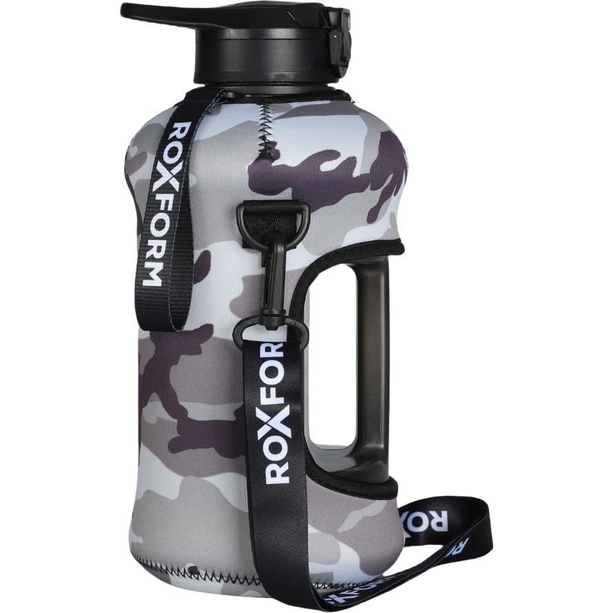 Roxform Suluk Matara 2200 Ml, Premium Pp Malzeme, Sağlıklı Bpa & Bps Içermez, Kılıflı, Çift Kapaklı, Koku Yapmaz, Sızdırmaz ve Dayanıklı, Kamuflaj ... Diğer Fiyatı