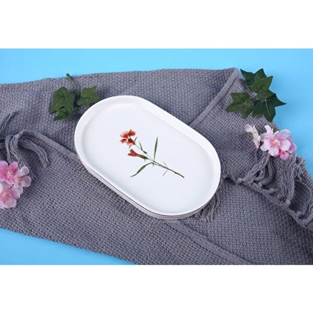 Roy Kıng Lavander 26X15 cm Kayık Tabak Kırmızı Mutfak Gereçleri Fiyatı