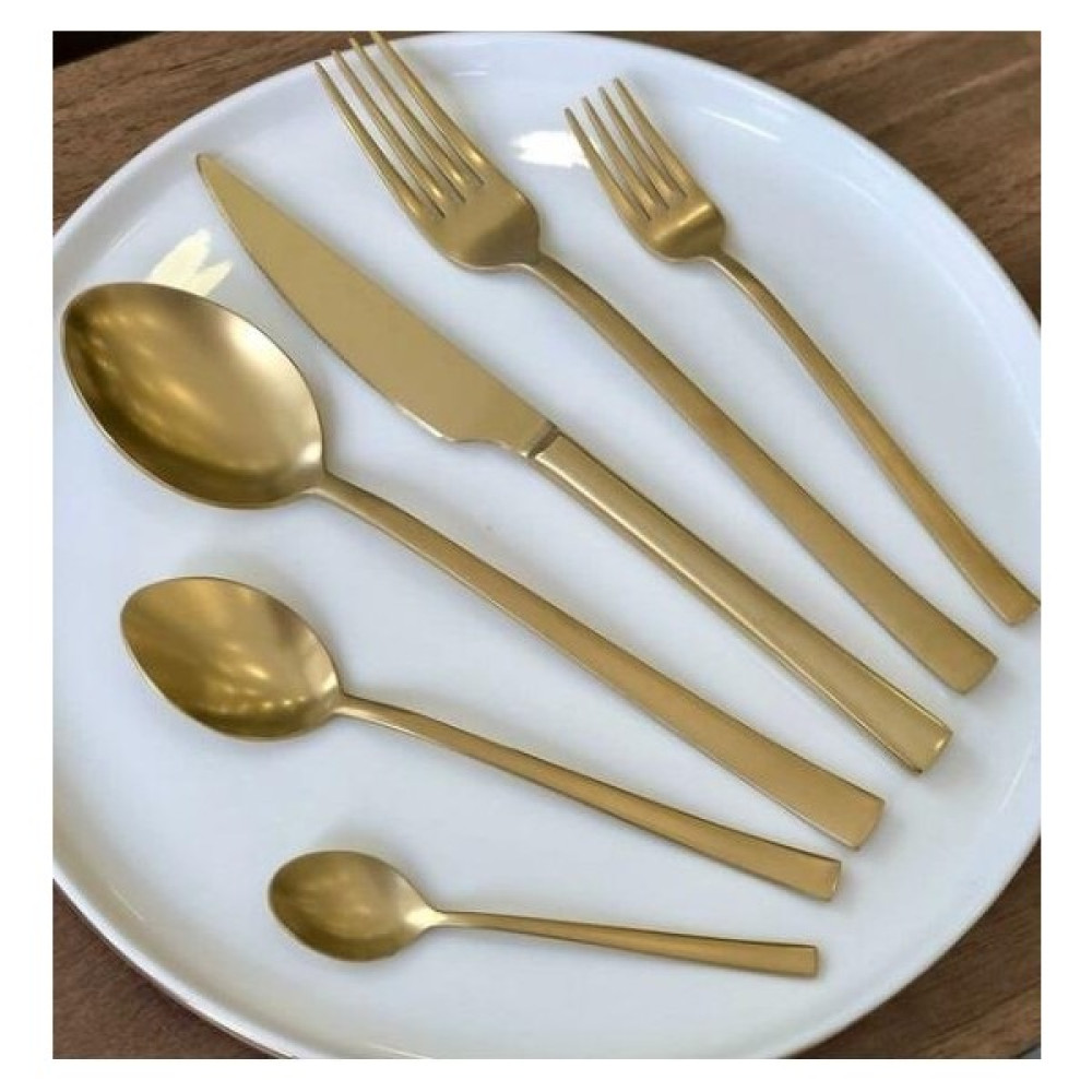 Roy King Mercan 36 Prç Mat Gold Çatal Kaşık Bıçak Takımı Rsk 004 Çatal / Kaşık / Bıçak Takımları Fiyatı