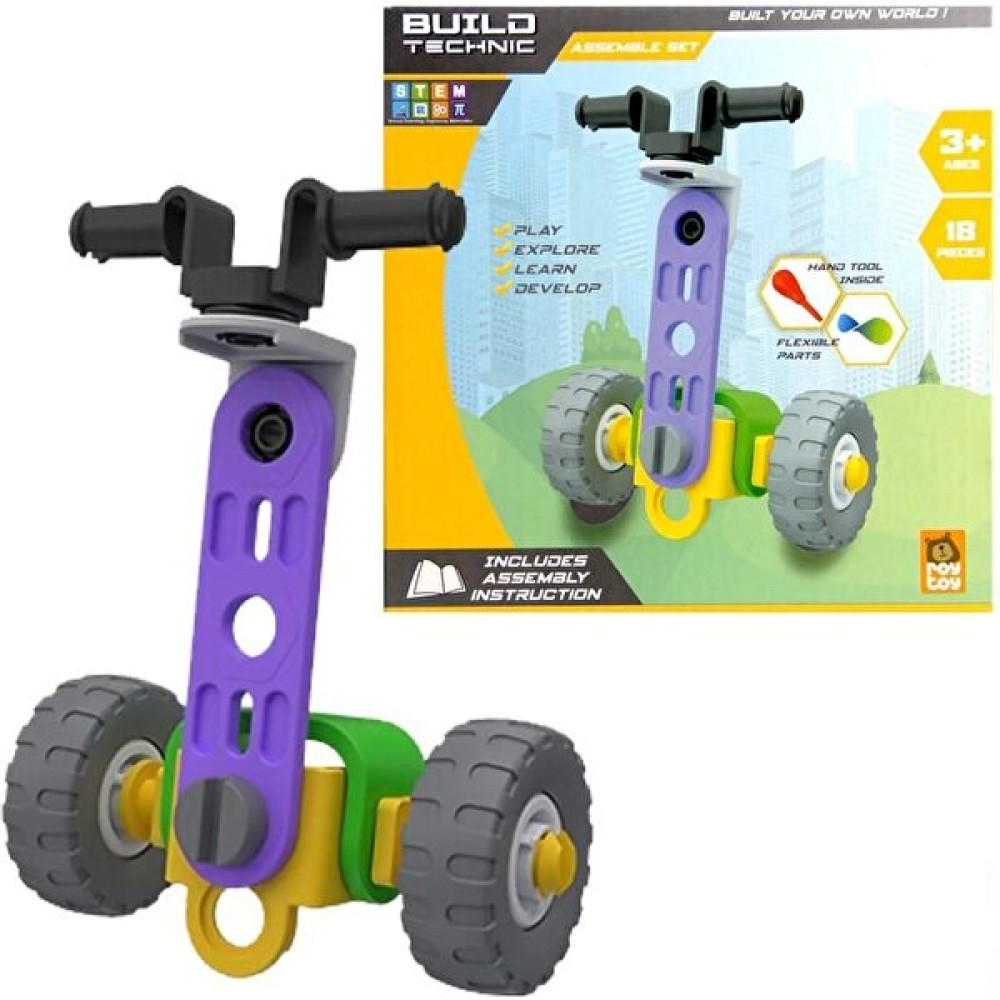 Roy Toy Sök Tak Araçlar Scooter 18 Parça 3+ Yaş Üzeri Çocuklar Için Kendin Yap Oyun Seti Legolar ( Yapım Oyuncakları ) Fiyatı