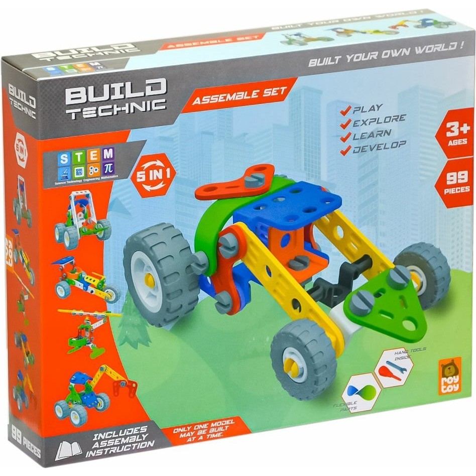 Roy Toys 4100501-1 Yapboz Araçlar 5ın1 Sök Tak Diğer Fiyatı