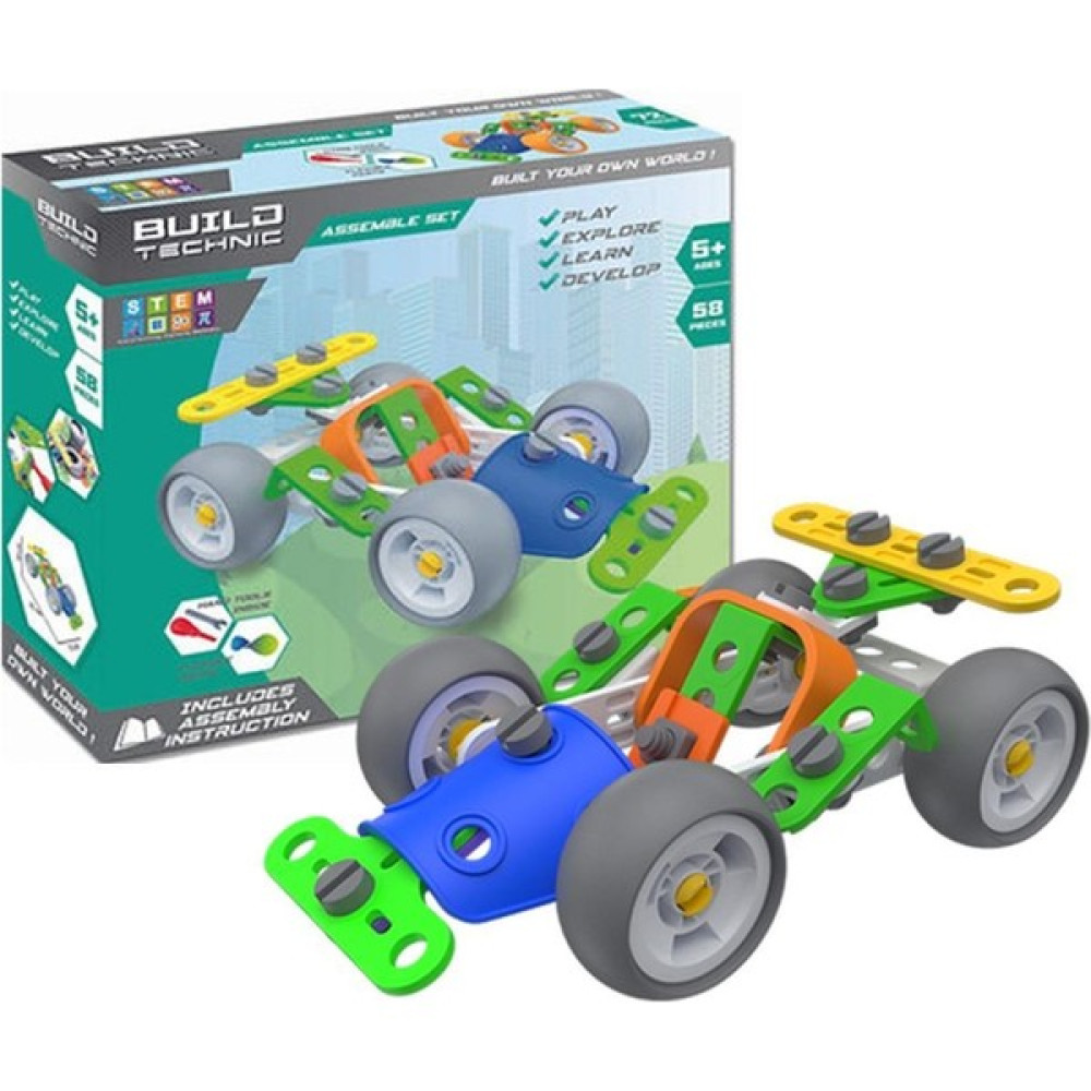 Roy Toys Roy Toy Sök Tak Araçlar 58 Parça Go-Kart Kendin Yap Oyun Seti 3+ Yaş Üzeri Çocuklar Için Legolar ( Yapım Oyuncakları ) Fiyatı