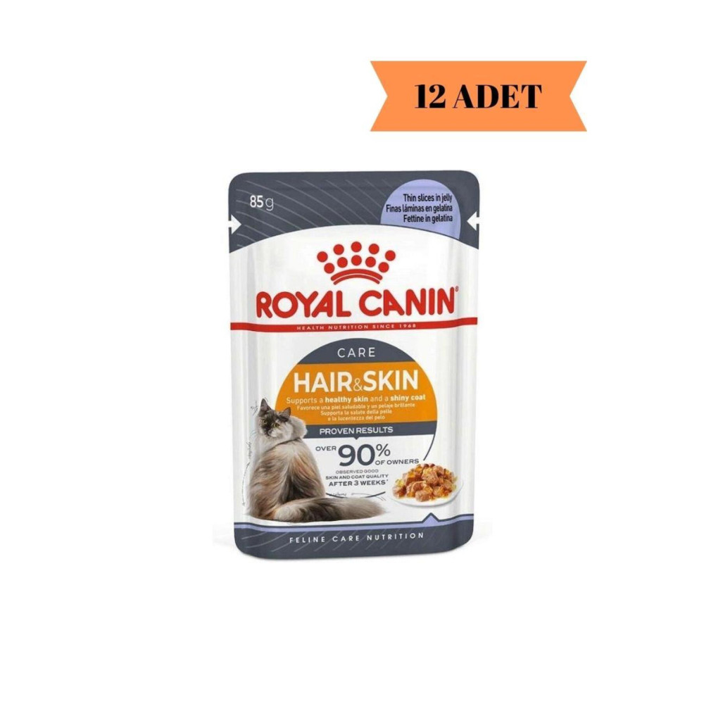 Royal Canin ® Hair & Skin Care Yetişkin Kedi Yaş Maması 85 gr *12 Evcil Hayvan Ürünleri Fiyatı