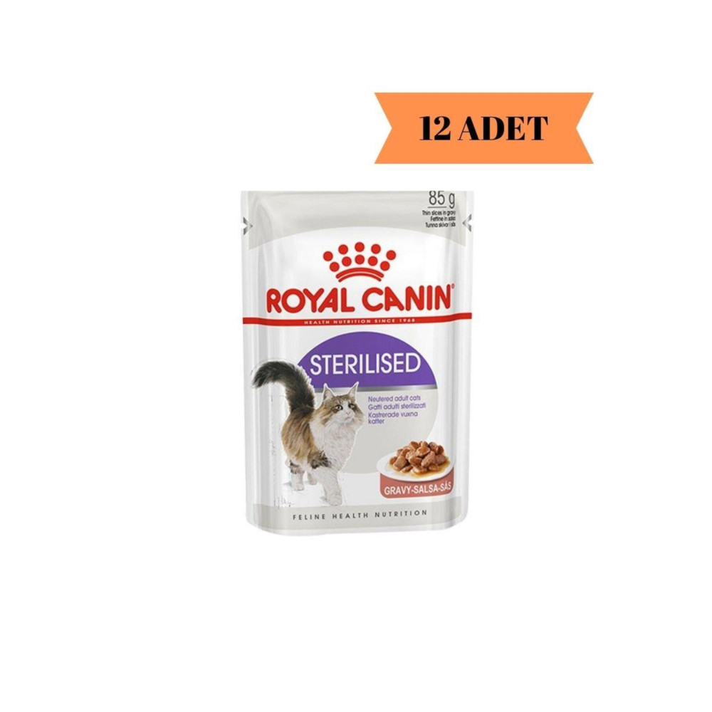 Royal Canin ® Sterilised Gravy Kısırlaştırılmış Yetişkin Kedi Yaş Maması 85 Gr*12 Evcil Hayvan Ürünleri Fiyatı