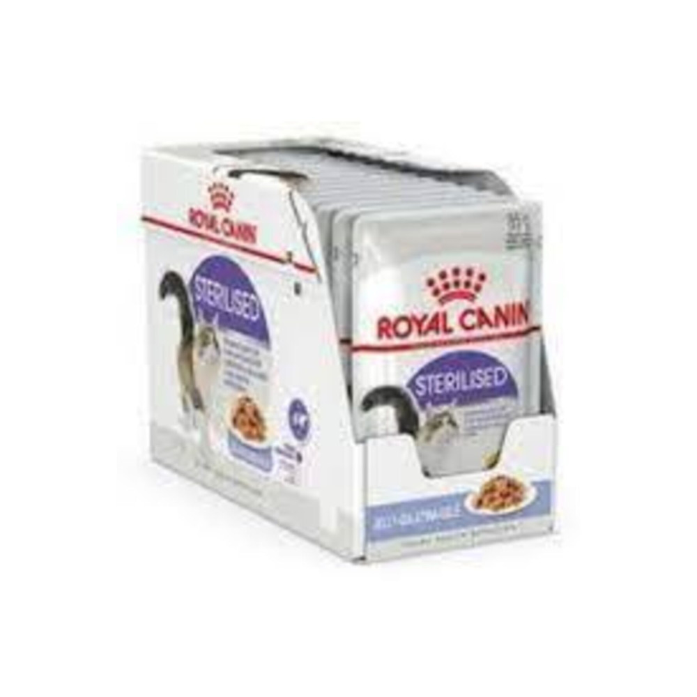 Royal Canin Sterilised Jelly Pouch Kısırlaştırılmış Yetişkin Kedi Yaş Maması 12x85 G Evcil Hayvan Ürünleri Fiyatı