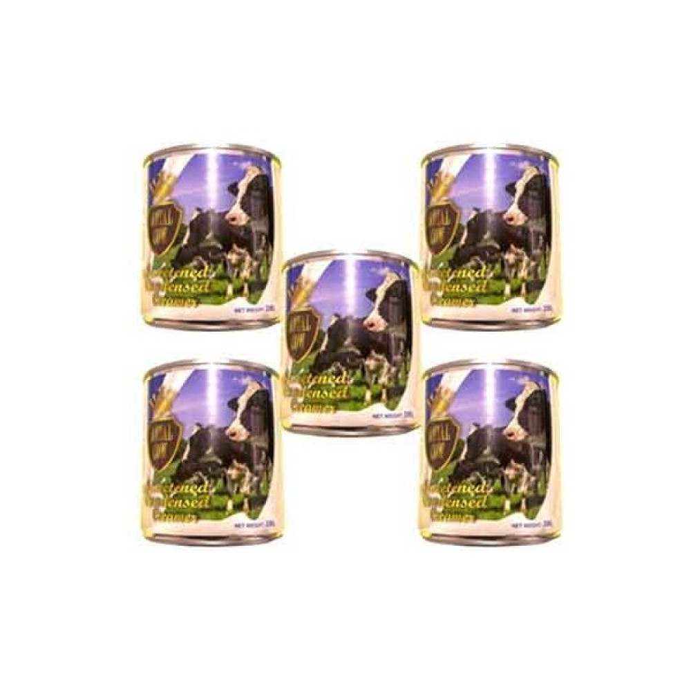 Royal Cow Sweetened Condensed Milk Yoğunlaştırılmış 5 x 390 G - 1 Adet Oto Boyaları Fiyatı