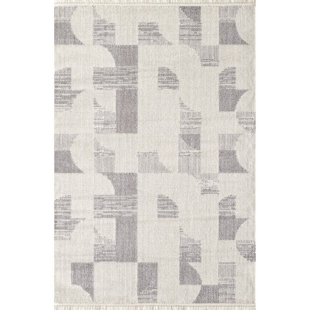 Royal Halı Deco Pooly JJ07A Yumuşak Dokulu Örgü Dokuma Modern Makine Dokuması Iskandinav Halı - 100 x 300 cm - Krem - Gri Salon Halısı Fiyatı