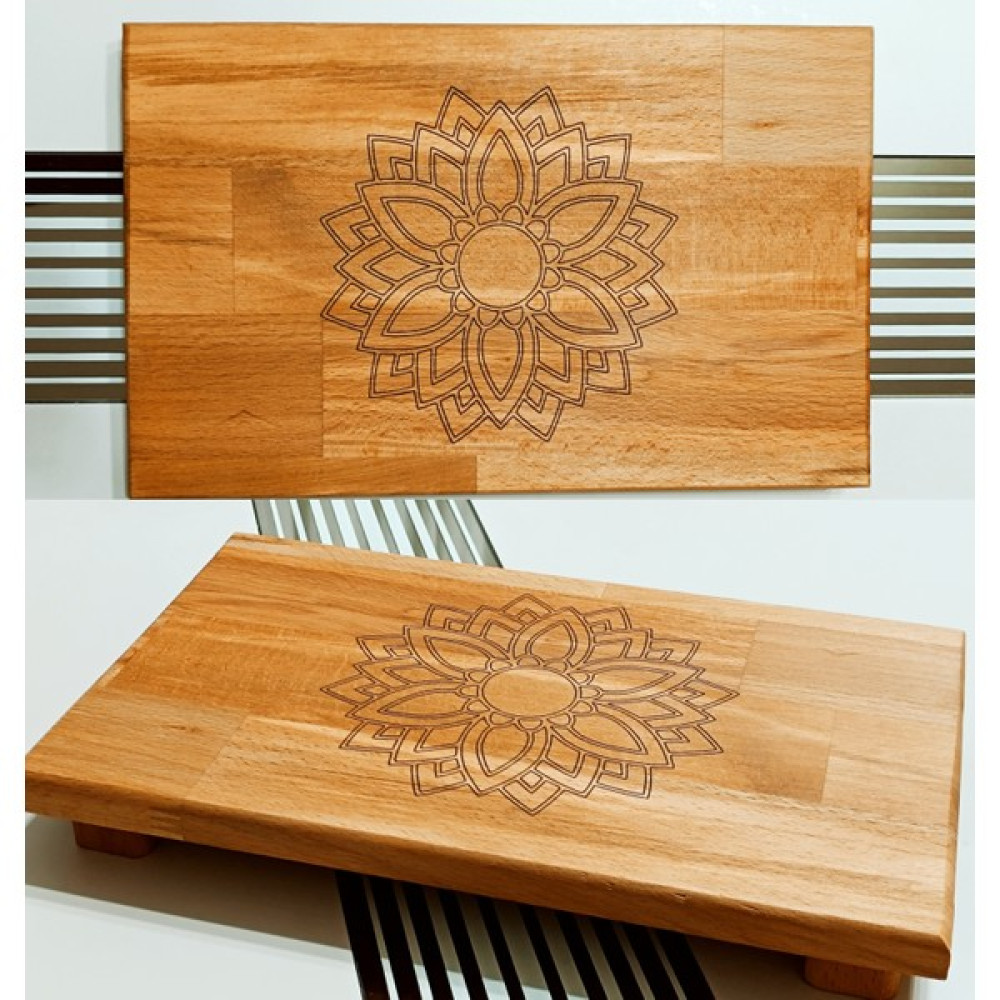 Royal Hediyelik 30X20CM 1 Adet Küçük Boy, Sunum, Kesme Tahtası Motifli, Mandala Desenli 4 Ayaklı, Mutfak Eşyası Kesme Tahtaları / Kesim Tablaları Fiyatı