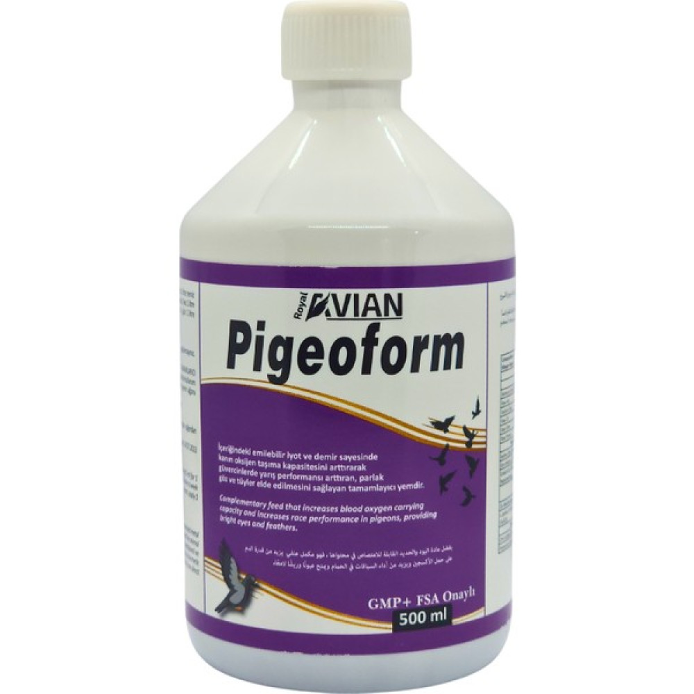 Royal Ilaç Pigeoform 500 Ml. Performans Arttırıcı Yem Evcil Hayvan Ürünleri Fiyatı