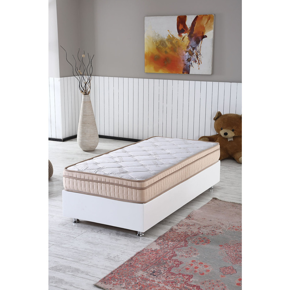 Royal Lüks Bedding Bella Ortopedik Gizli Pedli Yaylı Yatak 90x190 90 x 190 Beden Yatak Fiyatı