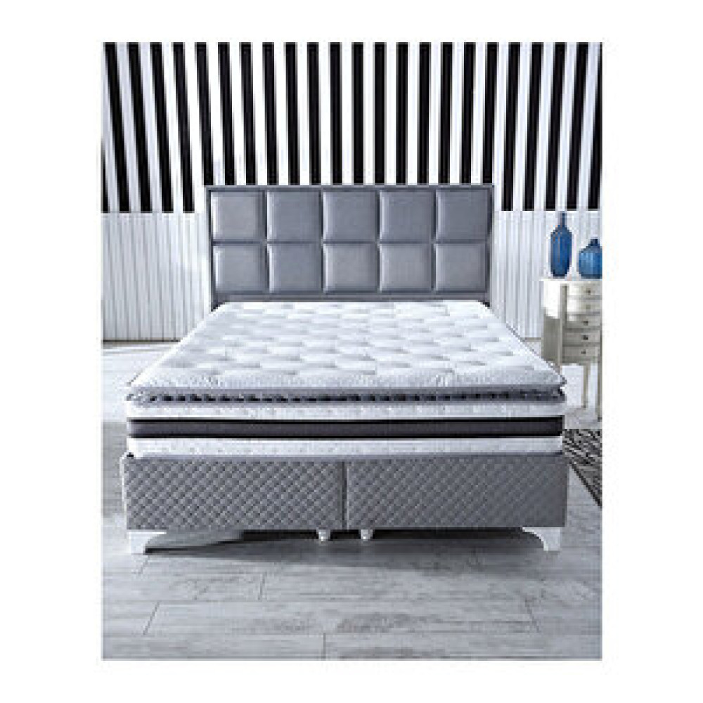 Royal Lüks Bedding Şehrazat Tavşan Tüyü Kumaş Pakey Yaylı Yatak 150x200 cm Yatak Fiyatı