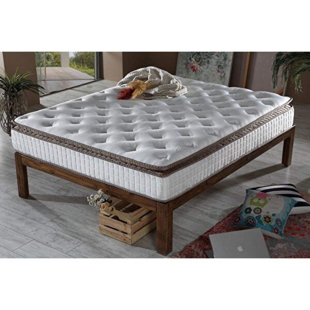Royal Lüx Bedding Akasya Ultra Yaylı Pedli Yatak - 90 x 190 cm Yatak Fiyatı