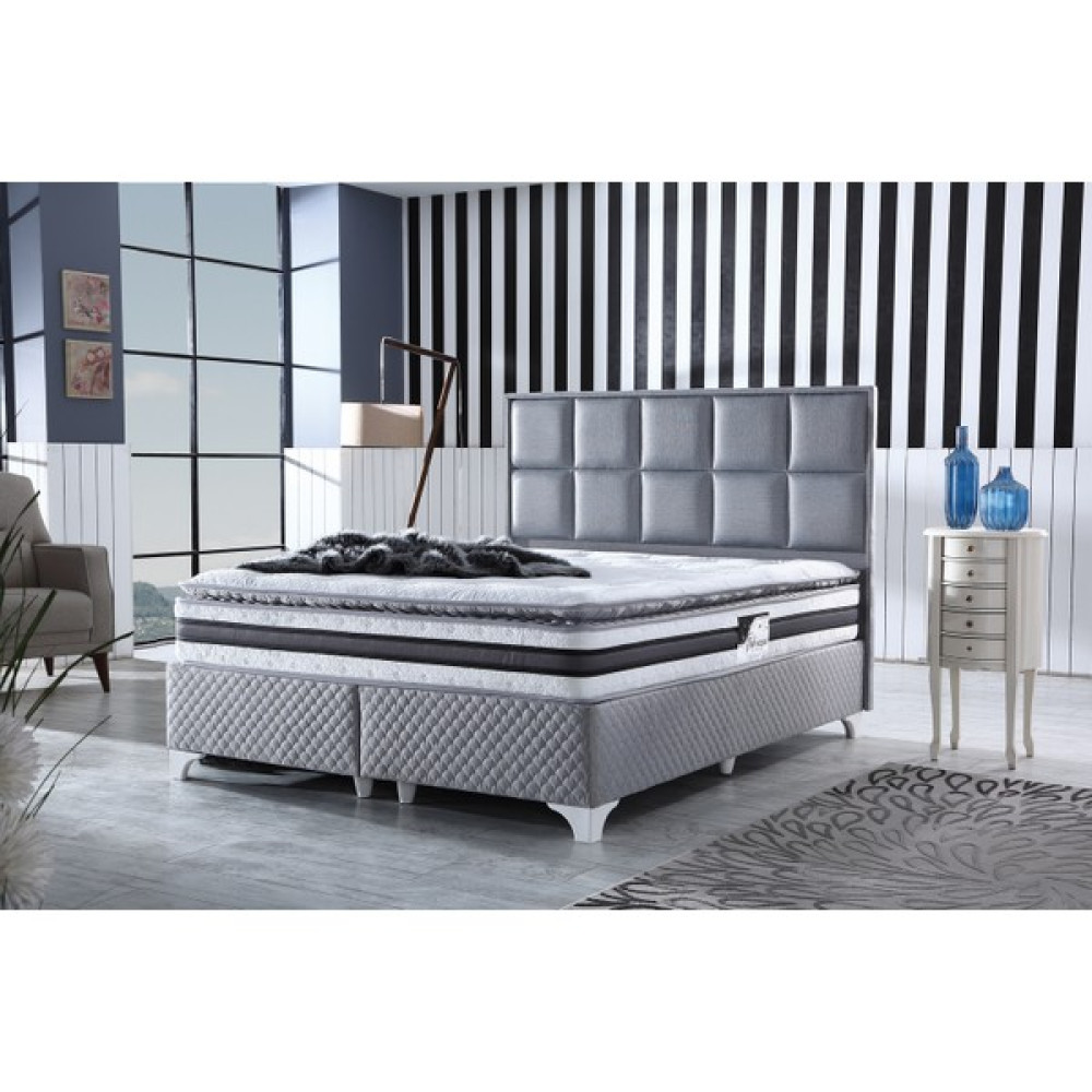 Royal Lüx Bedding Şehrazat 140 x 200 cm Pedli Paket Tavşan Tüyü Kumaş Yaylı Yatak Yatak Fiyatı