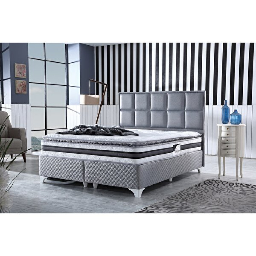 Royal Lüx Bedding Şehrazat 160 x 200 cm Pedli Paket Tavşan Tüyü Kumaş Yaylı Yatak Yatak Fiyatı