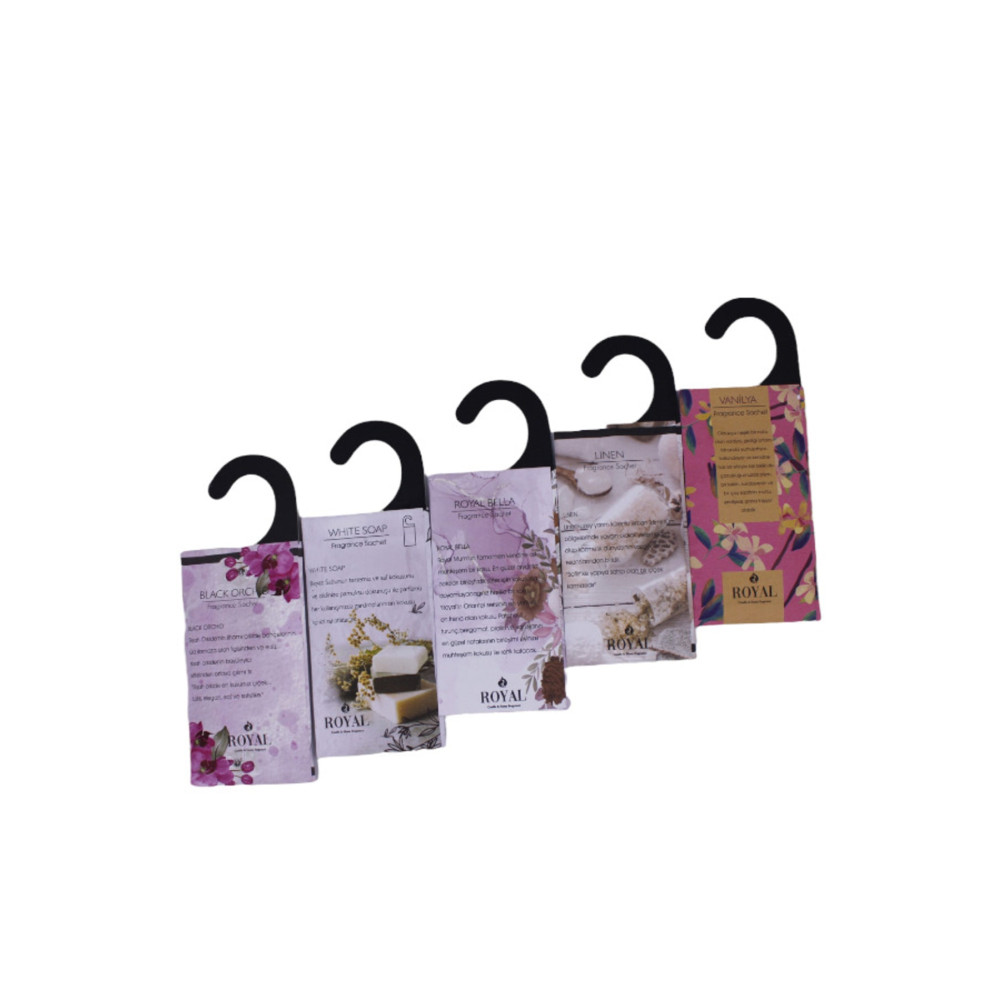 ROYAL MUM 5 Adet Kokulu Kese Royal Bella -soft Linen - Beyaz Sabun - Black Orchıd - Vanılya Deterjan ve Temizlik Ürünleri Fiyatı