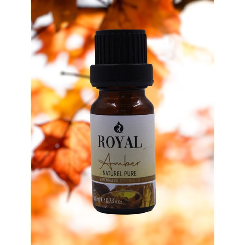 Royal Mum Amber - Doğal, Wegan Uçuçu Yağ , Kokulu Yağ , Buhurdanlık Yağı , Difüzör Esansı 10 ml - 1 Adet Dekoratif Mum Fiyatı