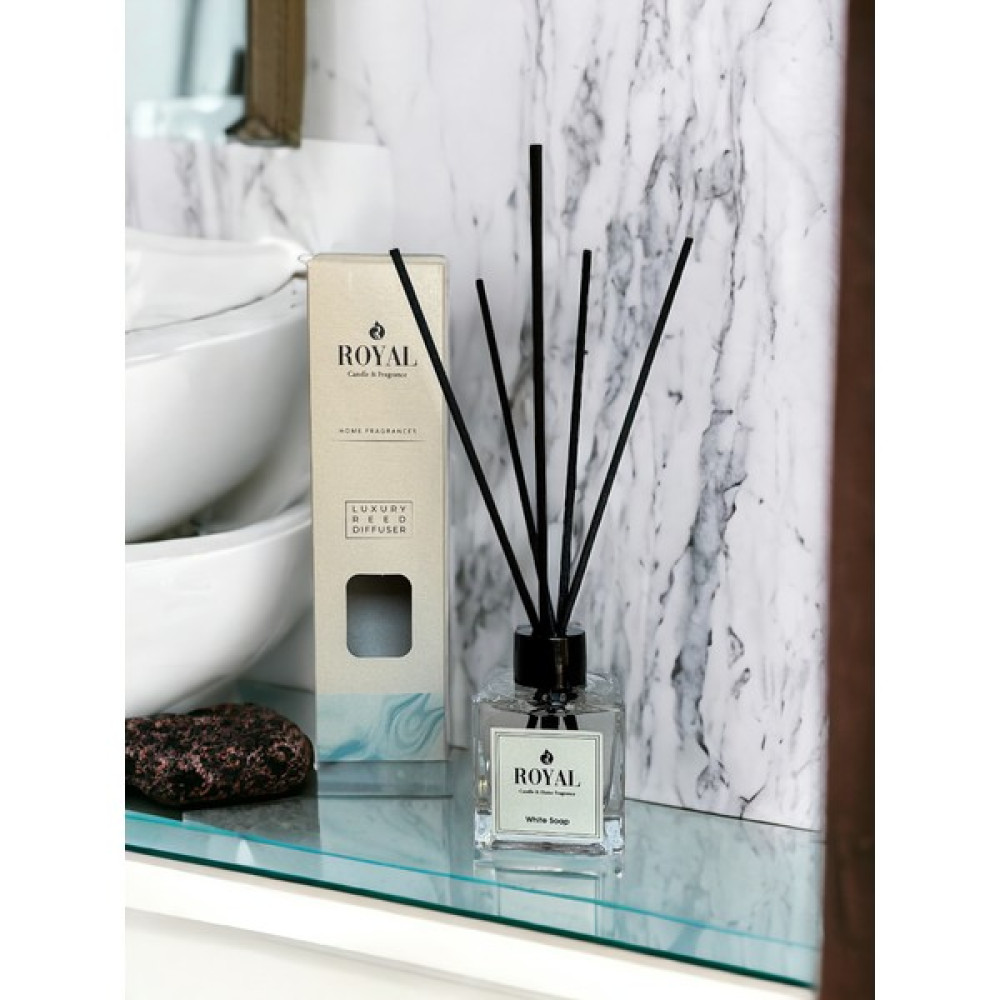 Royal Mum Beyaz Sabun - White Soap - 50 ml Çubuklu Oda ve Ortam Kokusu - 1 Adet Dekoratif Mum Fiyatı