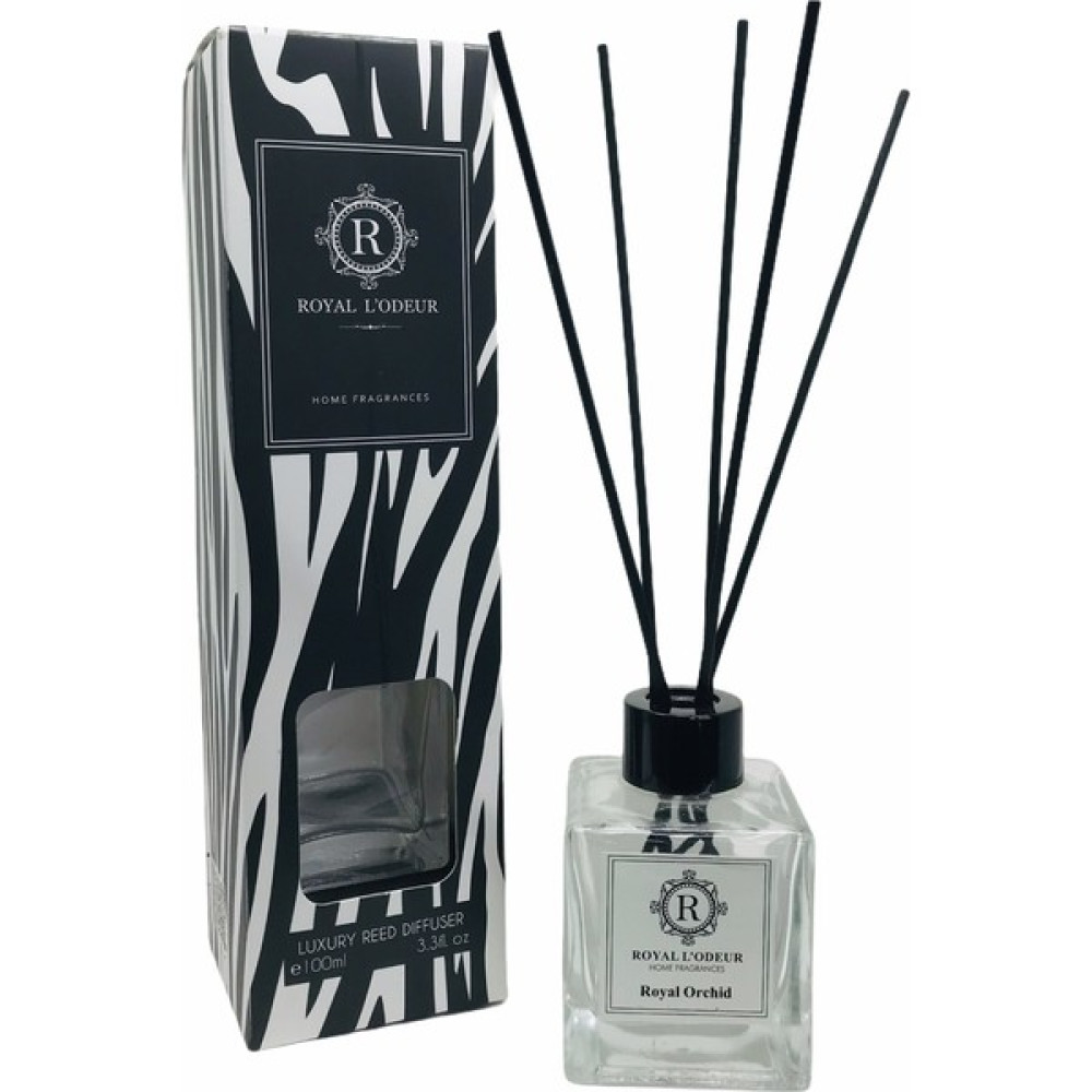 Royal Mum Yeni Seri - Tanıtım Özel- Royal Black Orchid Çubuklu Ortam Kokusu 100 ml Dekoratif Mum Fiyatı