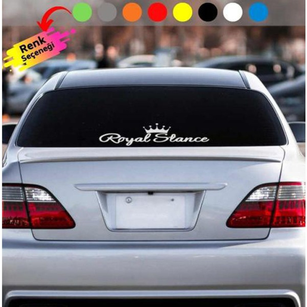Royal Stance Oto Sticker - Standart - Renkli Oto Boyaları Fiyatı
