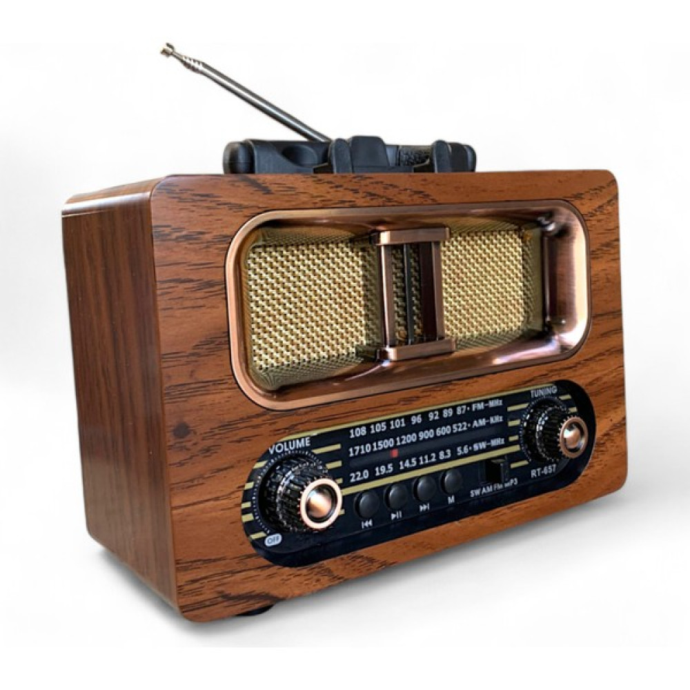 Royal Trend Nostalji Trend Radyo Eskitme Görünüm Hd Ses ile Nostaljik Radyo - Koyu Kahverengi Alarmlı Saatler & Radyolar Fiyatı