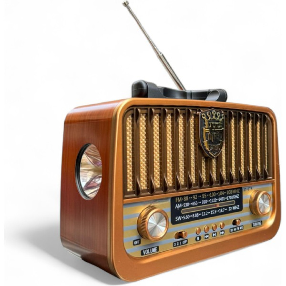 Royal Trend Nostaljik Fenerli Radyo Nostalji Radyo(Bluetooth Özellikli) - Koyu Kahverengi Alarmlı Saatler & Radyolar Fiyatı