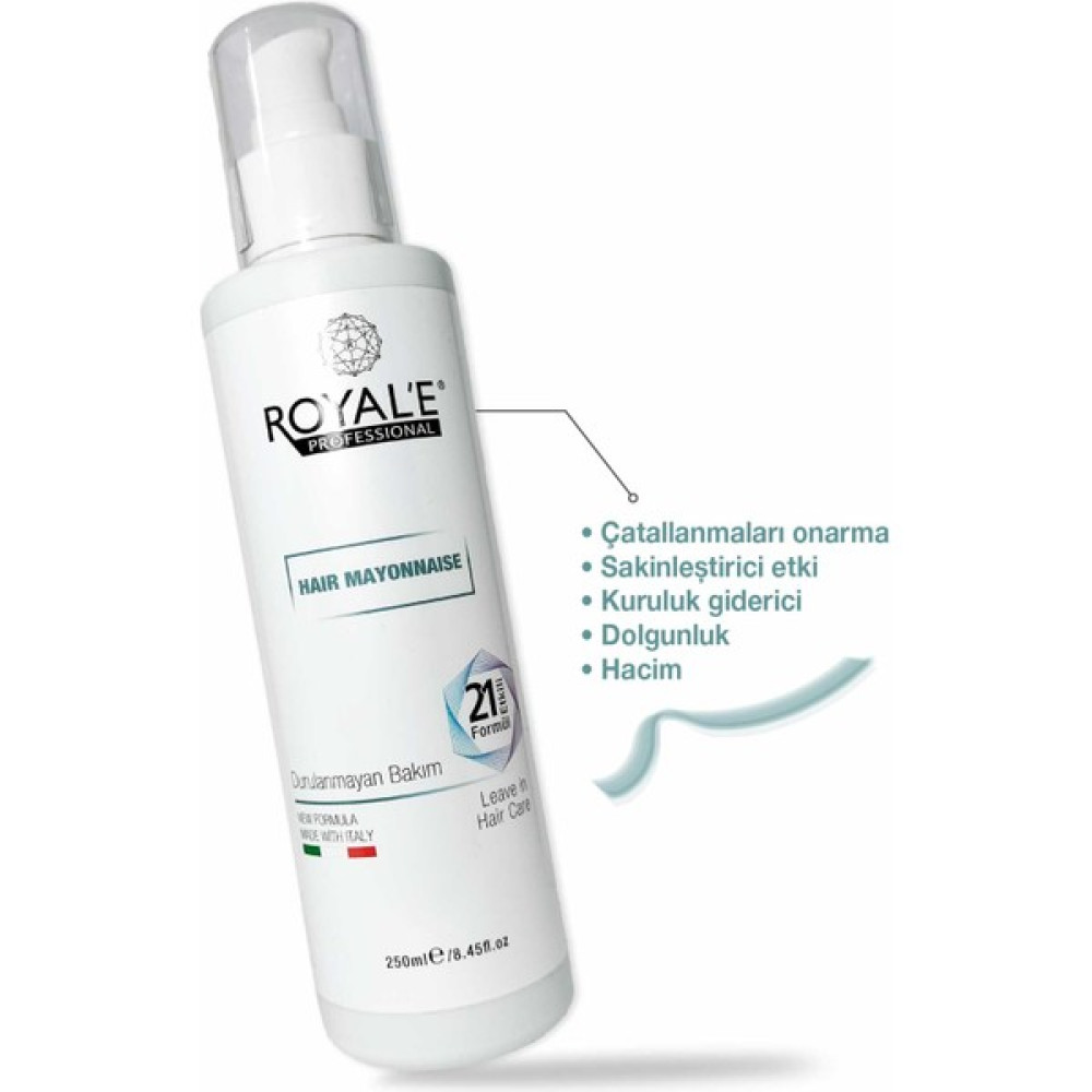 Royale Professional Hair Mayonnaise - Saç Mayonezi 250 ml Saç Bakım Maskeleri & Serumlar & Spreyler Fiyatı