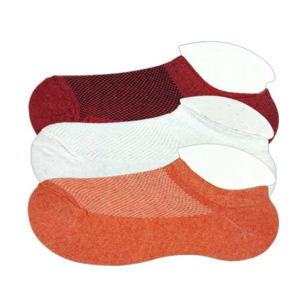 Royaleks 3 Adet Çocuk Sneaker Patik Çorap Bordo Beyaz Turuncu Kız Çocuk Çorap Fiyatı