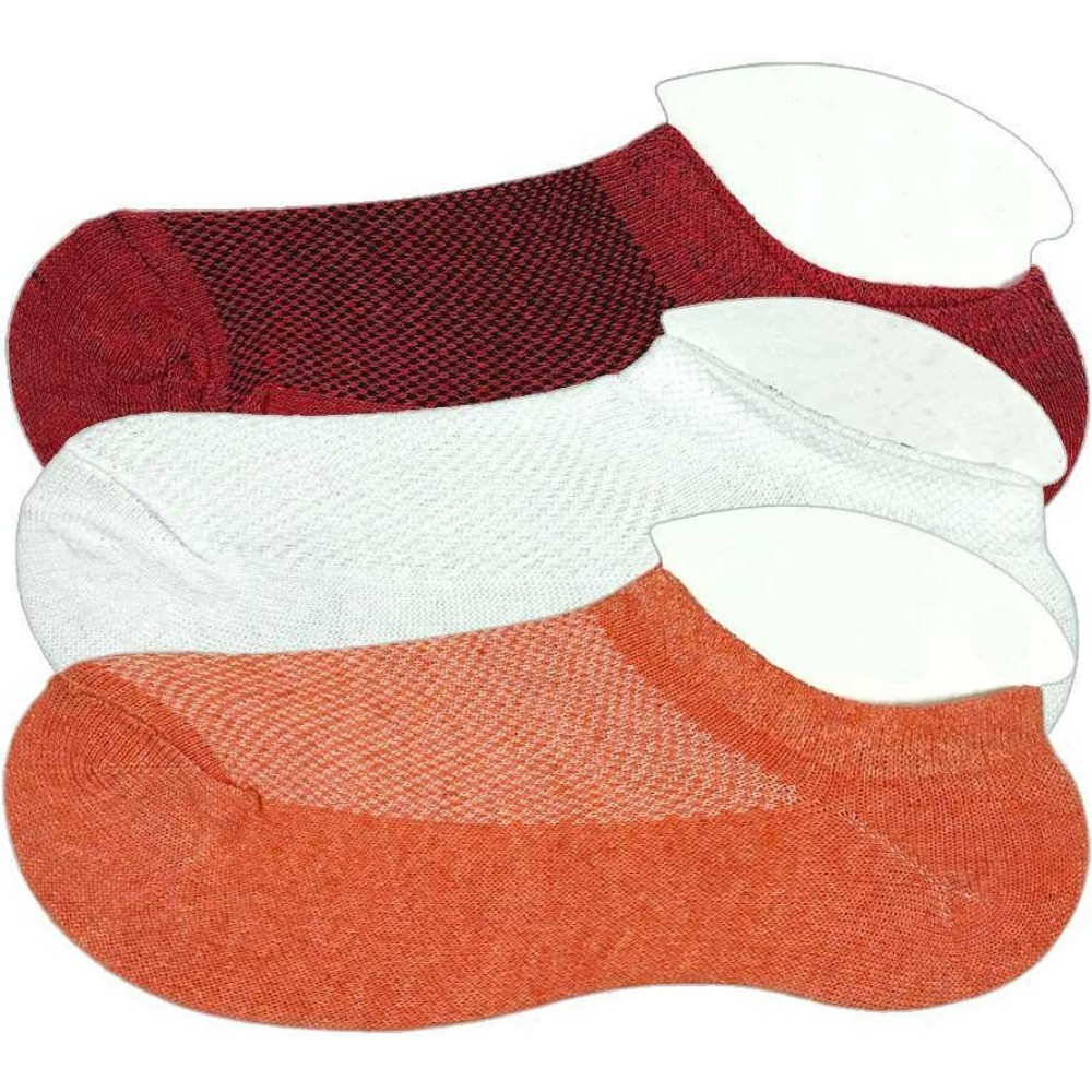Royaleks 3 Adet Çocuk Sneaker Patik Çorap Bordo Beyaz Turuncu Kız Çocuk Çorap Fiyatı