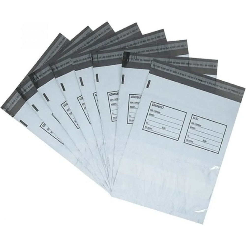 Royaleks Cepli Küçük Boy Kargo Poşeti 24X30+5 cm - 200 Adet (40+40=80 Mikron) Matkaplar Fiyatı