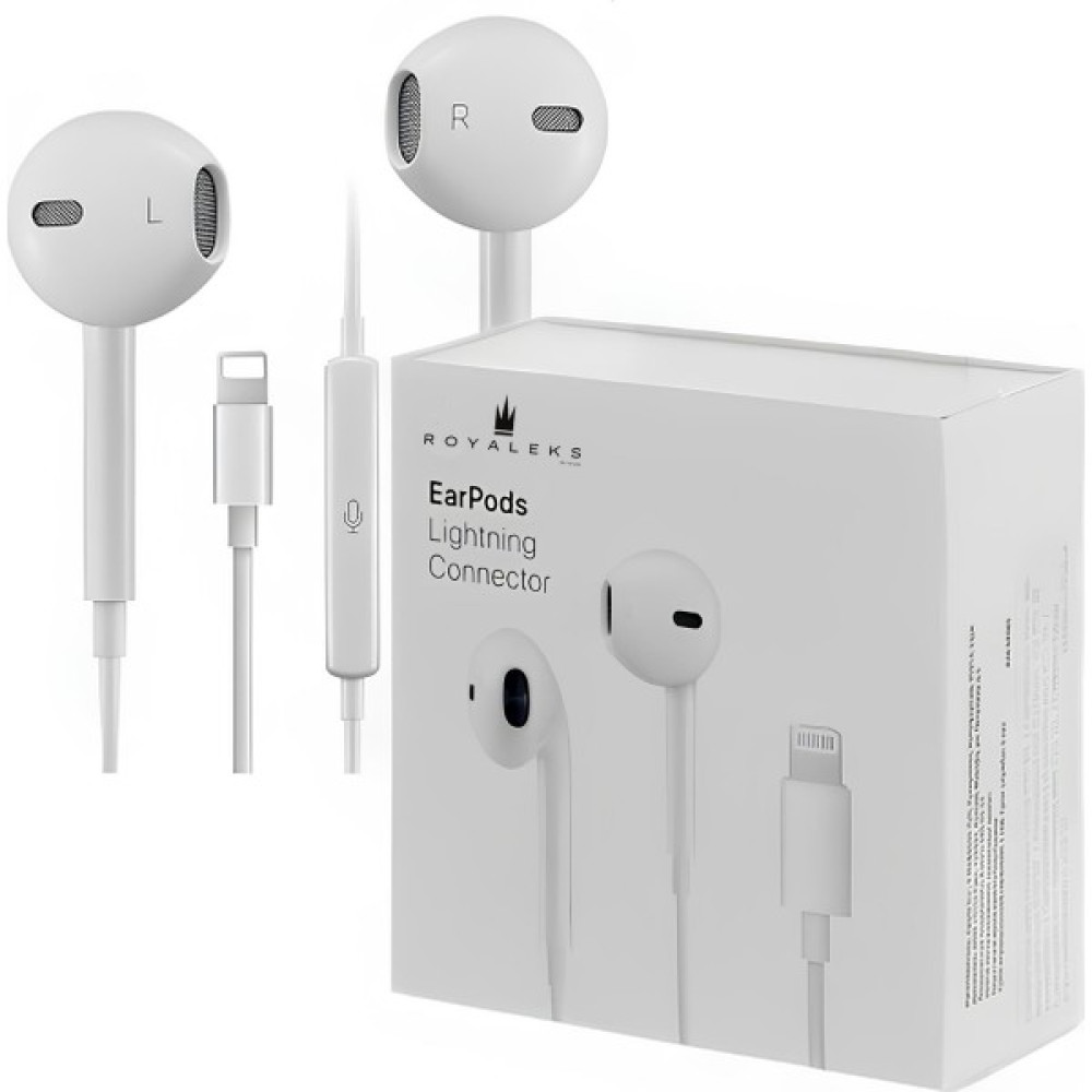 Royaleks Iphone Earpods Lightning Konnektörlü Kablolu Mikrofonlu Kulakiçi Kulaklık Kulak İçi Kulaklık Fiyatı