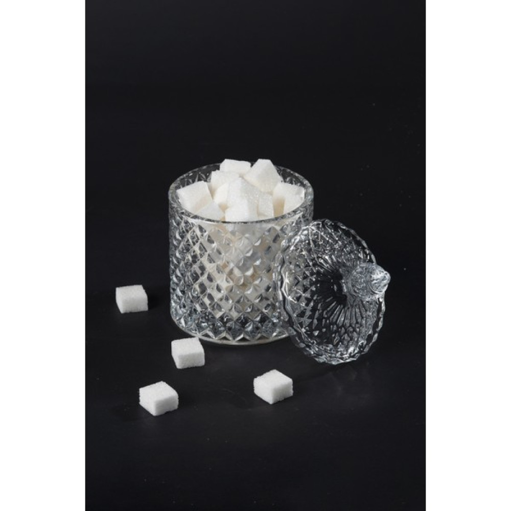 Royaleks Kristal Desen Noktalı Şekerlik İşleme Kapaklı Çay Sunum 8 x 8 cm Kase Fiyatı