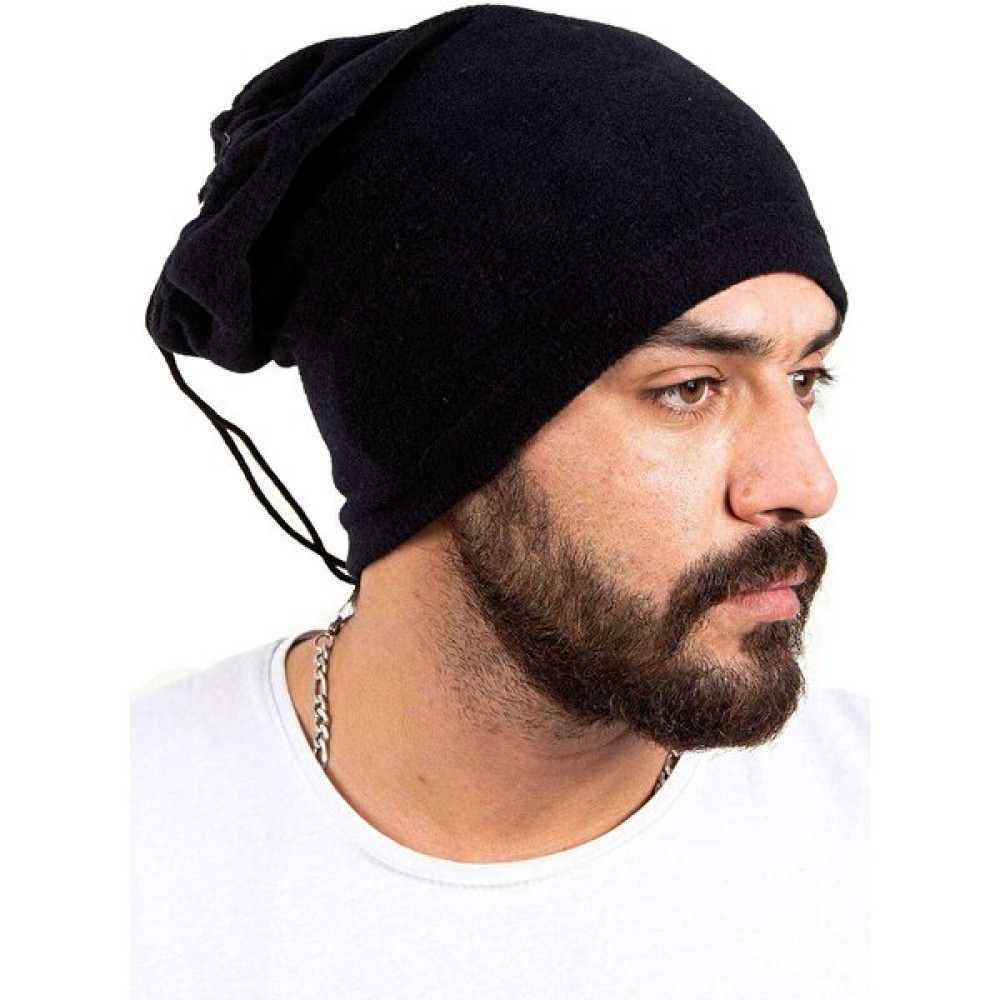 Royaleks Polar Unisex Ipli Bere ve Boyunluk Siyah Erkek Beresi Fiyatı