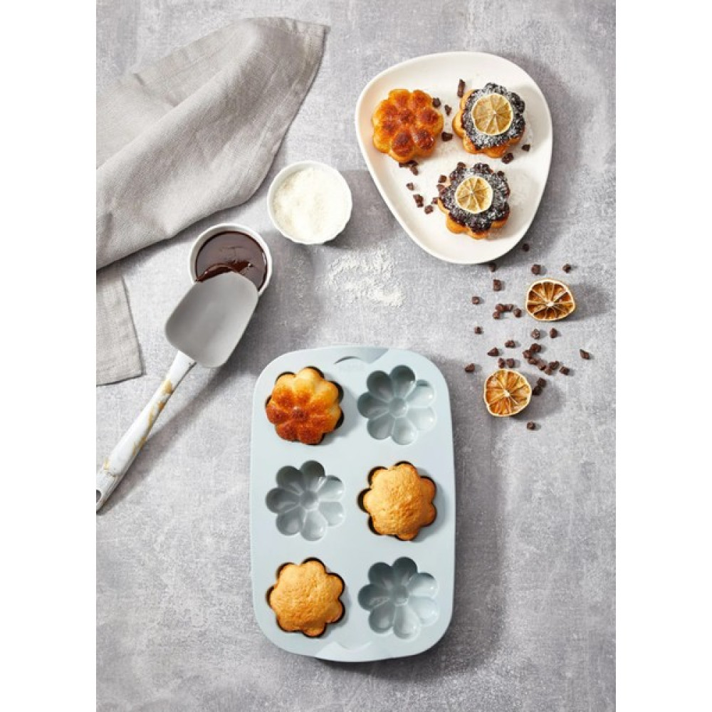 Royaleks Silikon 6 Gözlü Muffin Kalıbı Papatya - Fırın Kek - Muffin Kalıbı Kek Kalıpları Fiyatı