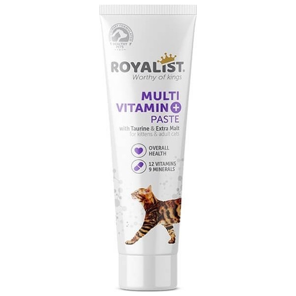 Royalist Kedi Multivitamin Paste 100 gr Taurin ve Mineral Katkılı Lezzetli Sağlık Destekleyici Evcil Hayvan Ürünleri Fiyatı
