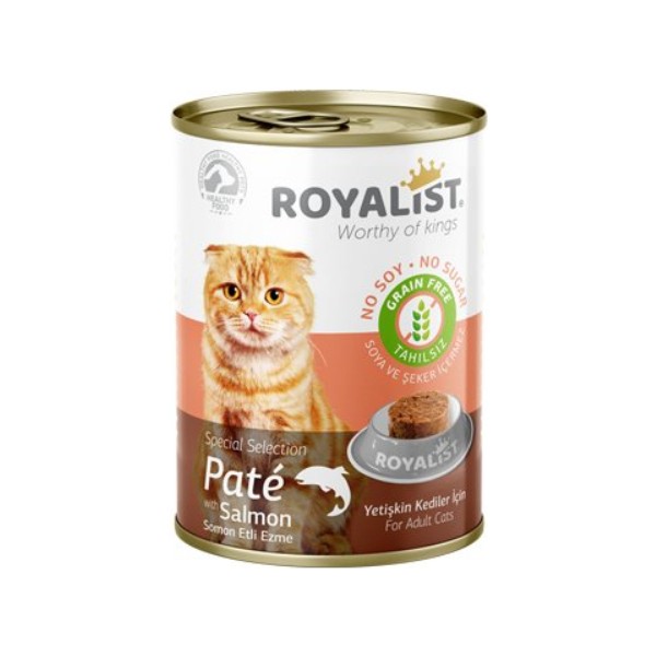 Royalıst Kedi Somonlu Pate Konserve 12X400 gr 12 Evcil Hayvan Ürünleri Fiyatı
