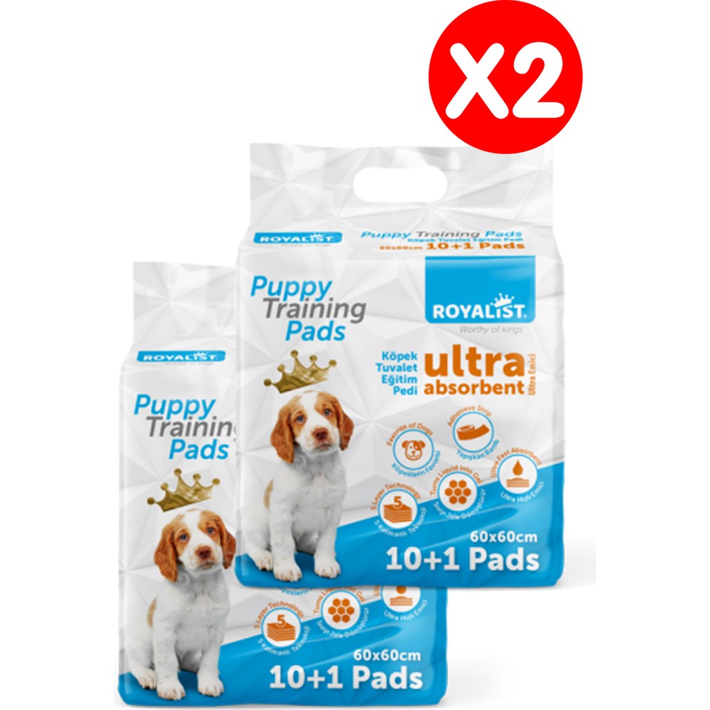 Royalist Köpek Ithal Çiş Pedi 2 x 11 22 Adet 60x60 Cm Evcil Hayvan Ürünleri Fiyatı