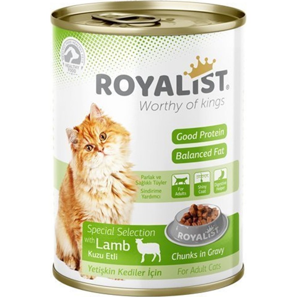 Royalist Kuzu Etli Yetişkin Kedi Konserve 400 gr x 12 Diğer Fiyatı