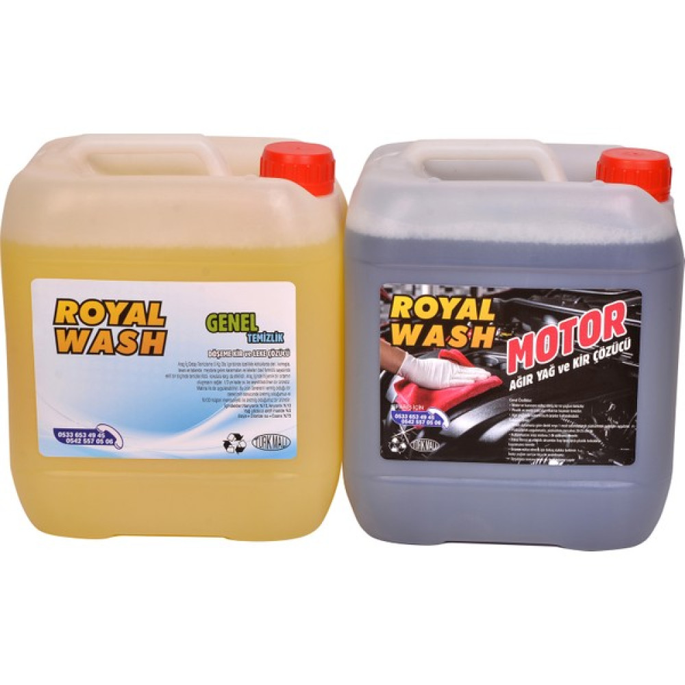 Royalwash Genel Temizlik + Motor Temizleyici 2'li Set Oto Genel Temizlik Fiyatı