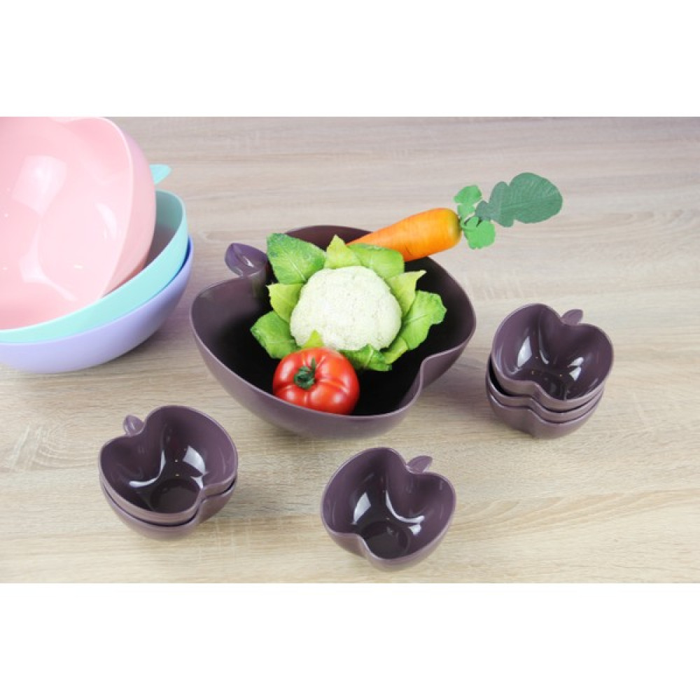 Royelia Plastik 7 Parça Elma Salata Seti Kase Fiyatı