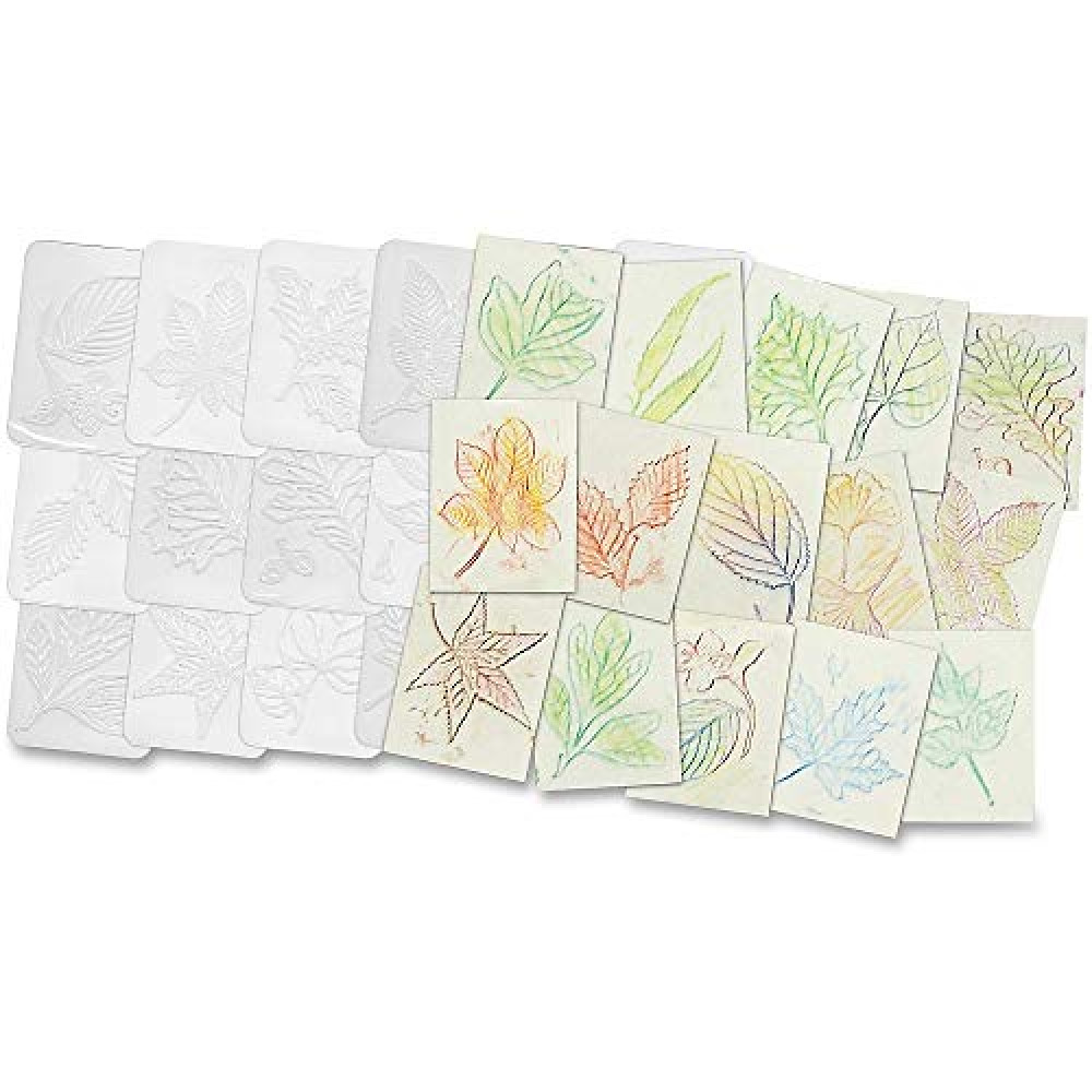 Roylco Leaf Rubbing Plates