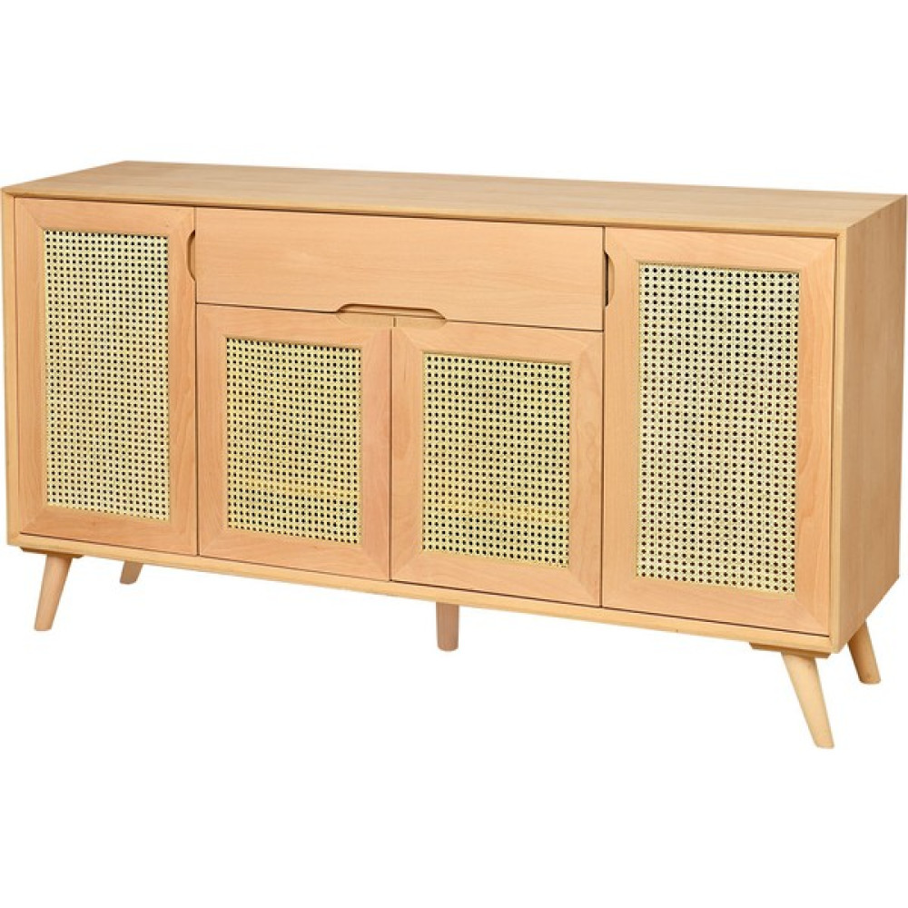 Roys Ahşap 4144 Masif Ham 160 cm Retro Hasırlı Konsol Konsol Mobilya Fiyatı