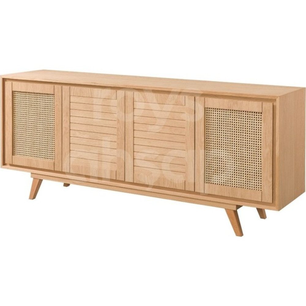 Roys Ahşap 4156 Masif Ham 200 cm Hasırlı Robus Meşe Kaplama Konsol Konsol Mobilya Fiyatı