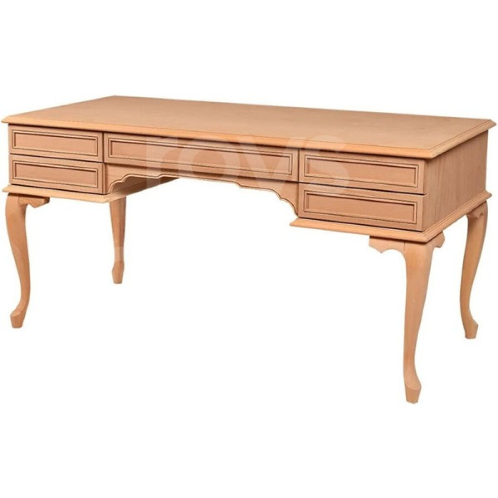 Roys Ahşap 5250 Masif Ham 160 Cm Lükens Çizgi Çalışma Masası - Kayın - 160 x 75 Çalışma Masası Fiyatı