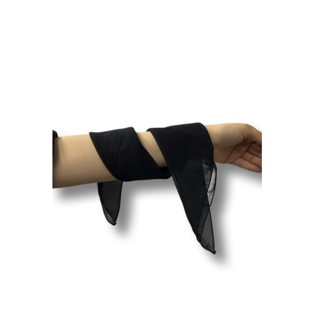 ROZA ACCESSORIES Siyah Renkli Düz Şifon Fular Fular Fiyatı