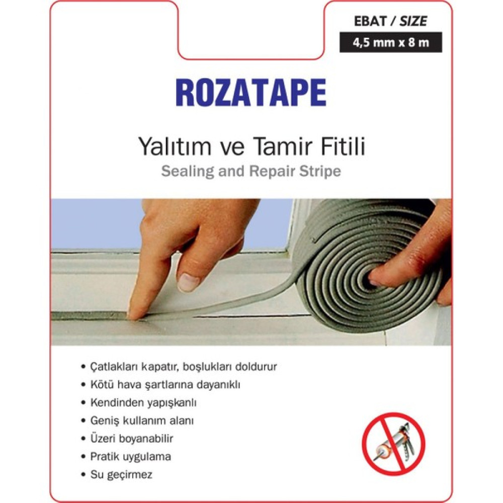 Rozatape Yalıtım Ve Tamir Fitili -5035 Dış Cephe Yalıtım Malzemeleri Fiyatı