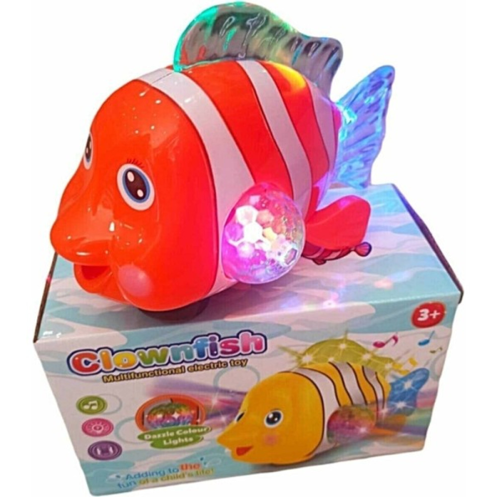 Rozia Balık Nemo Pilli Işıklı Müzikli Oyuncak Sesli - Renkli Eğitici Oyuncak Fiyatı